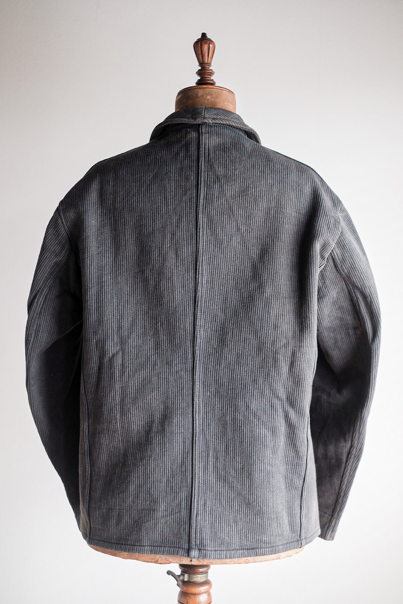 ［~50’s］French Vintage Gray Cotton Pique Work Jacket