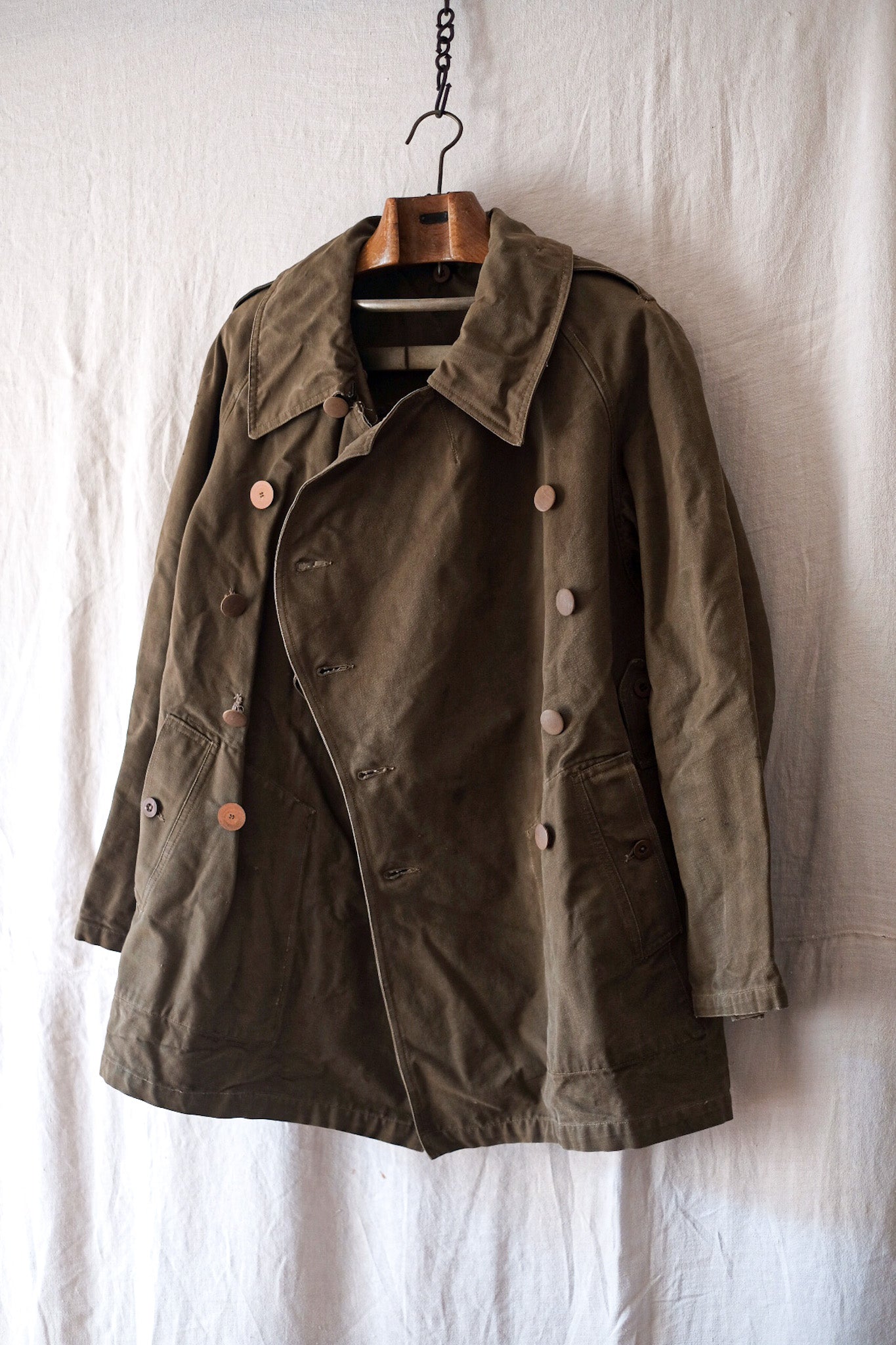 40's] French Army M38 Motorcycle Jacket 