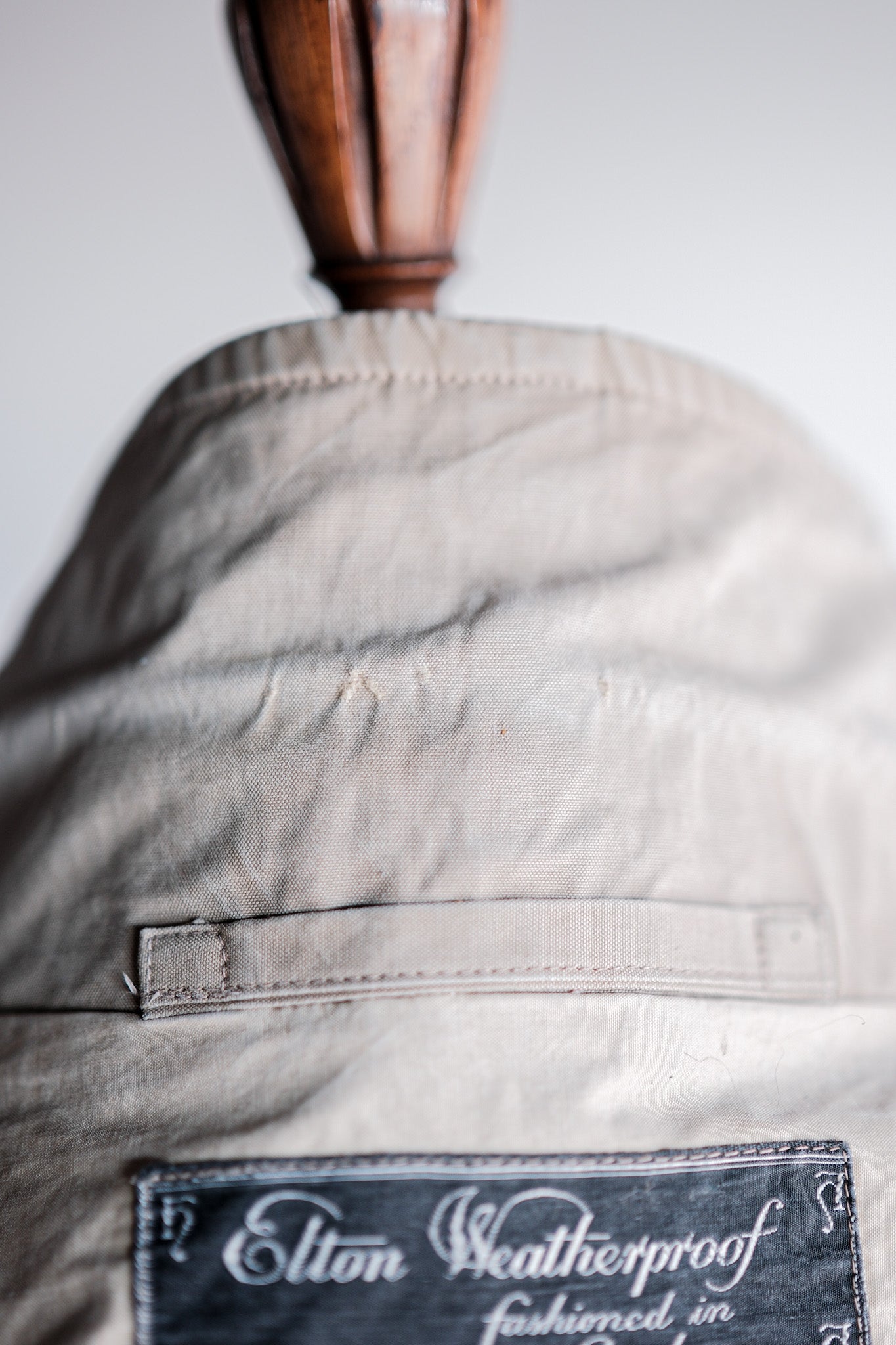 ［~50's］British Vintage Half Belt Ventile Jacket "Elton Weatherpoof"