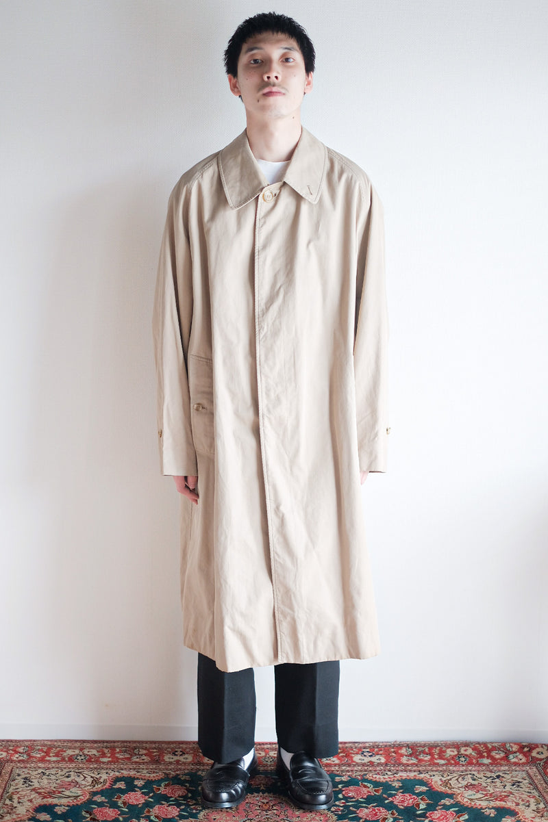 70's] Vintage Burberry Single Raglan Balmacaan Coat C100 – VIEUX