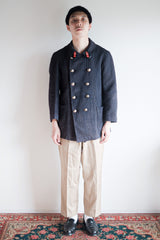 [~ 30's] แจ็คเก็ต French Vintage Cotton Pique Double Breasted Fireman