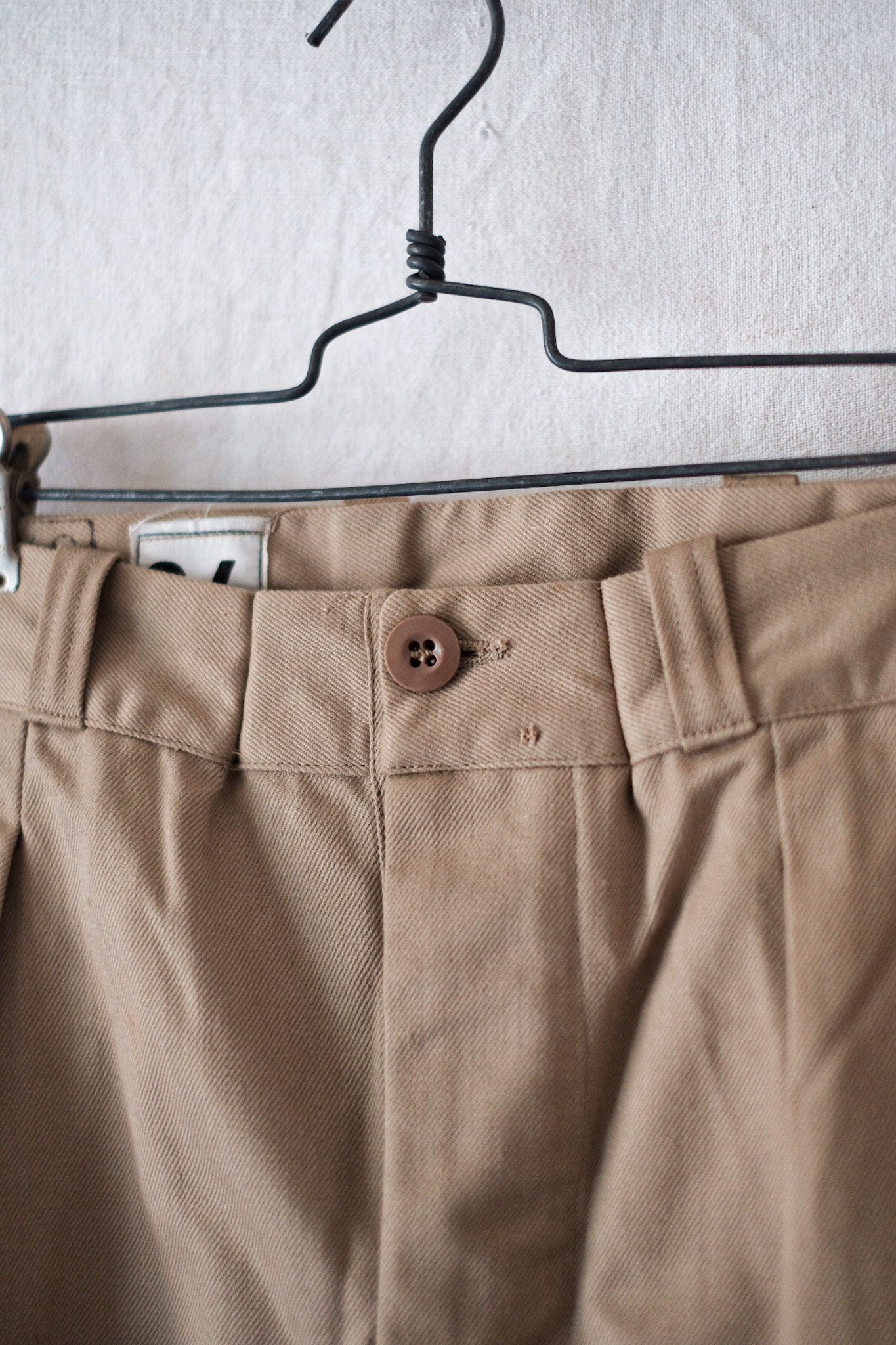 60's] French Army M52 CHINO TROUSERS SIZE.34 