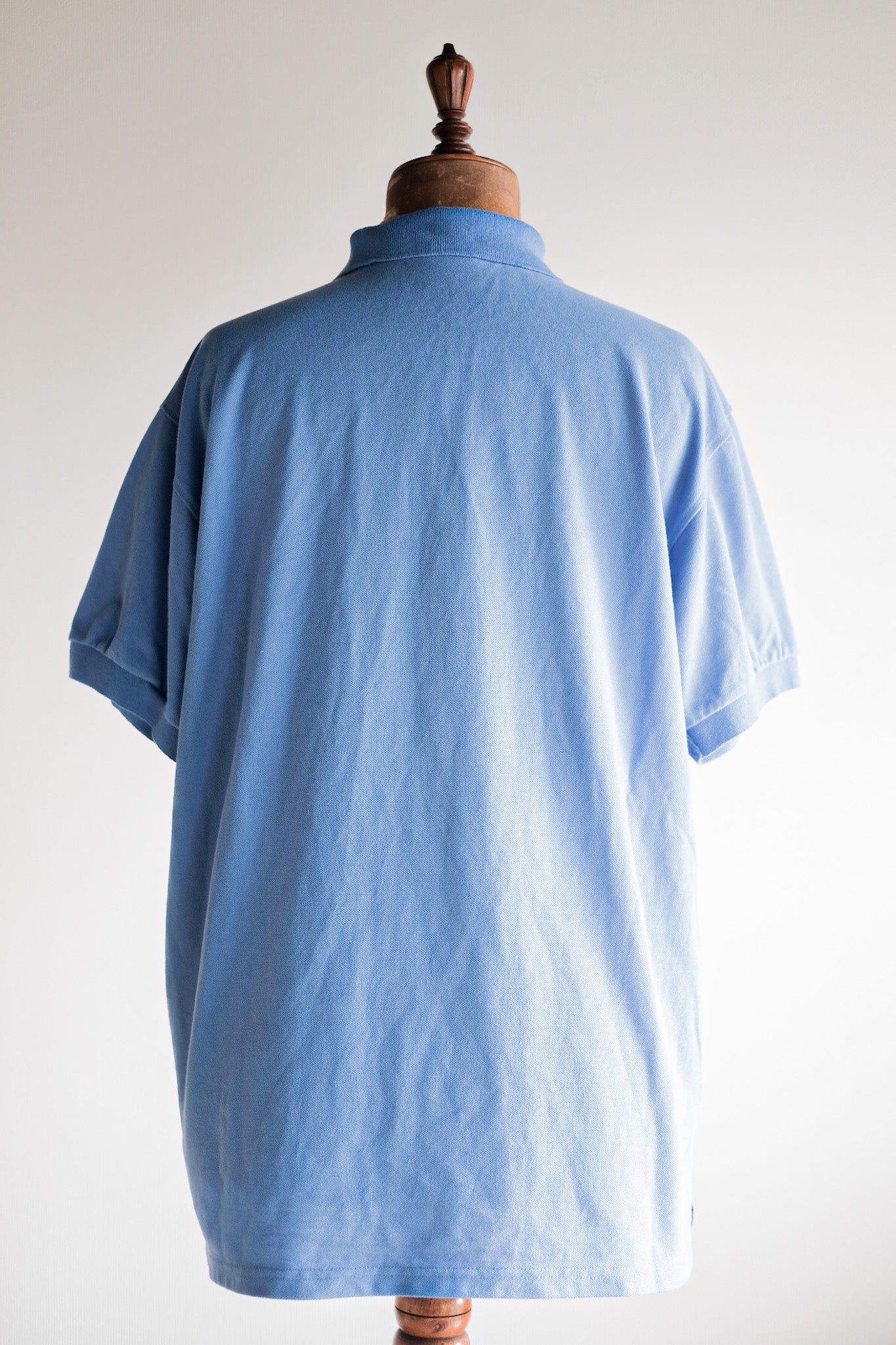 [~ 90's] Chemise Lacoste S/S Polo Shirt Size.7 "Light Blue"