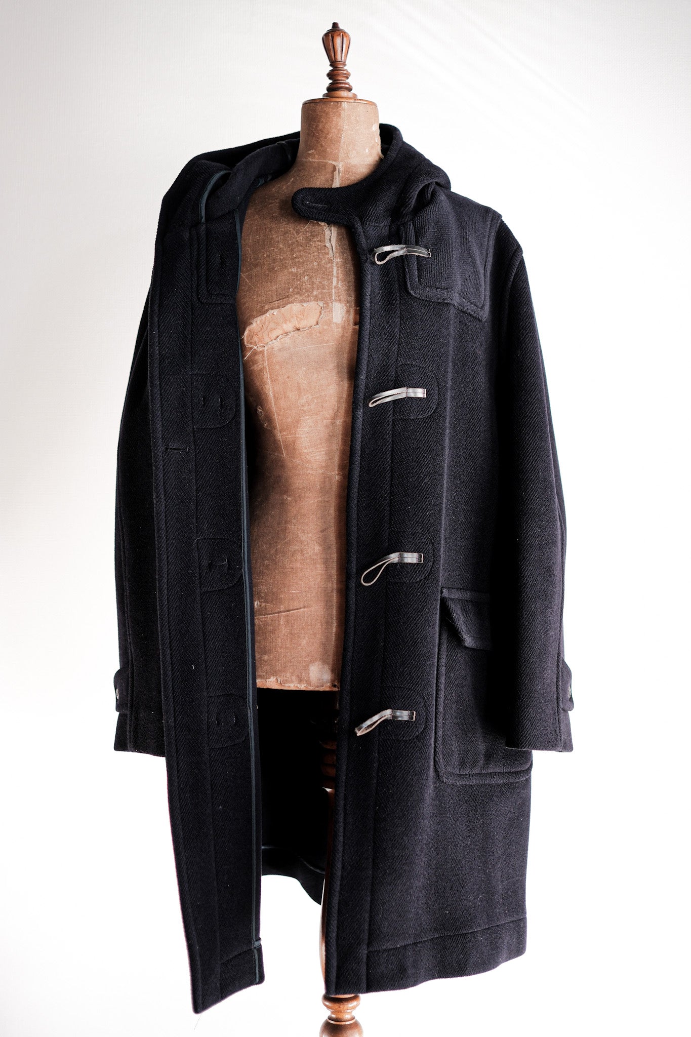 ［~90's］Old INVERTERE Wool Duffle Coat Size.42 "Moorbrook"