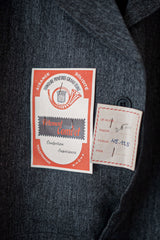 [~ 50's] French Vintage Black Chambray Atelier Coat "Dead Stock"